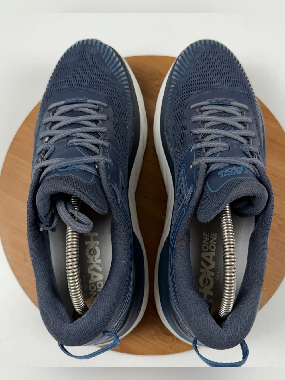 HOKA One One Bondi 7 Men's Navy  Running Shoes - Picture 5 of 10